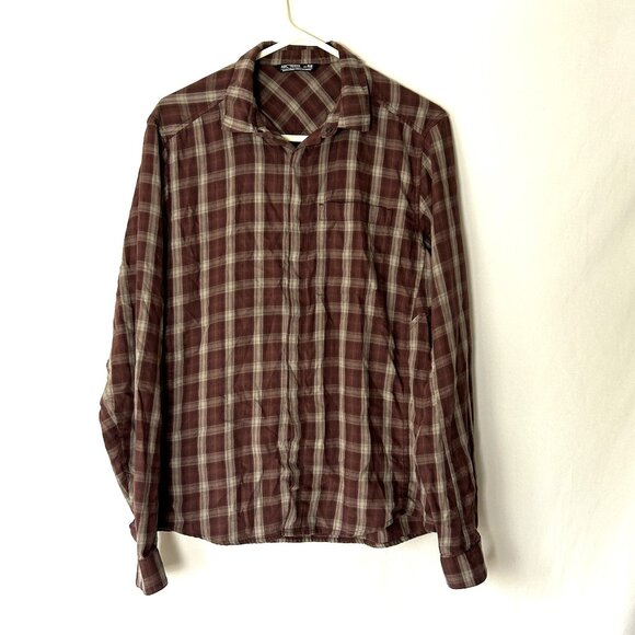 Arc'teryx Plaid Snap Shirt M Men's GorpCore - Picture 1 of 6